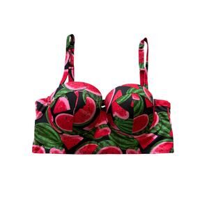 Torrid Watermelon Red Underwire Push-up Bikini Swim Top